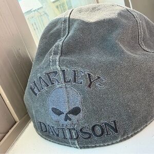 SOLD Harley-Davidson Gray Skull Cap